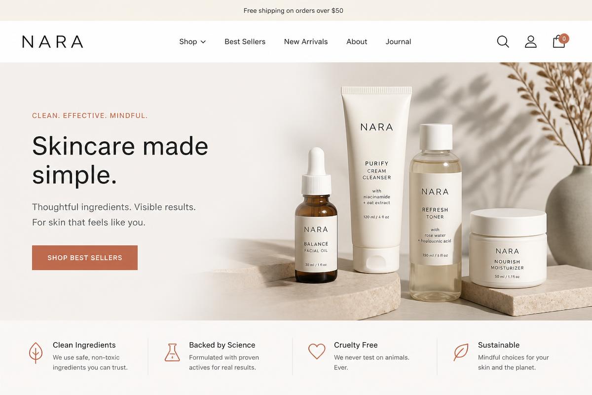 Website Migration to Shopify & Growth Marketing Strategy website