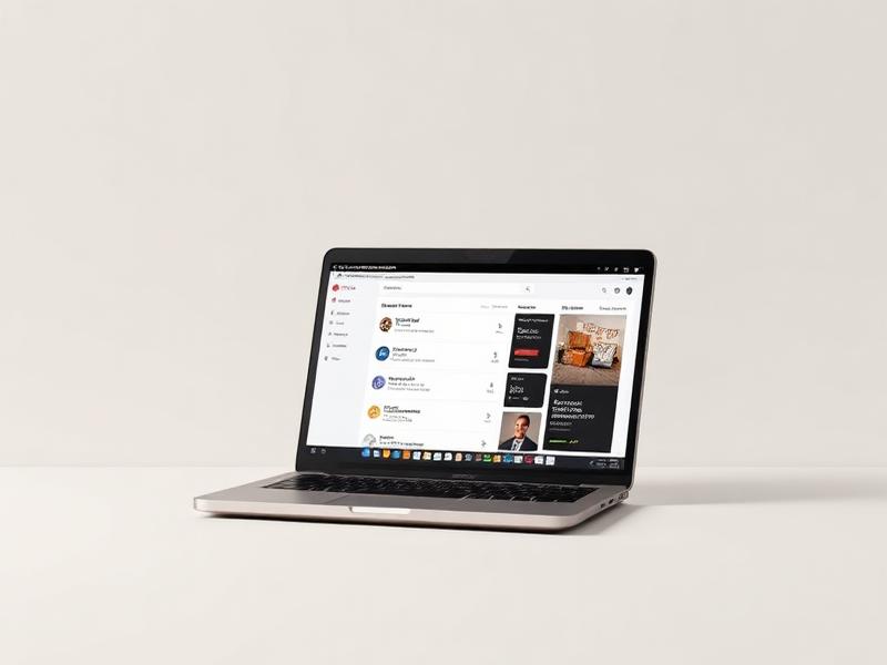 Laptop showing a paid search dashboard