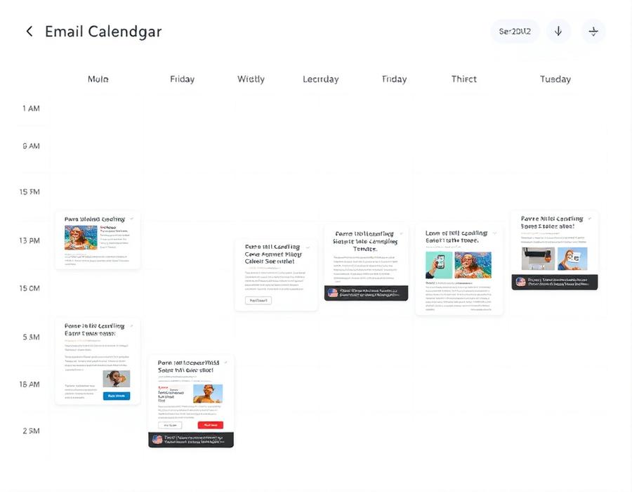 Campaign calendar and email templates