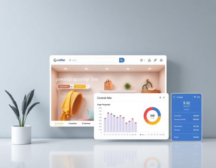 Live storefront and conversion reporting